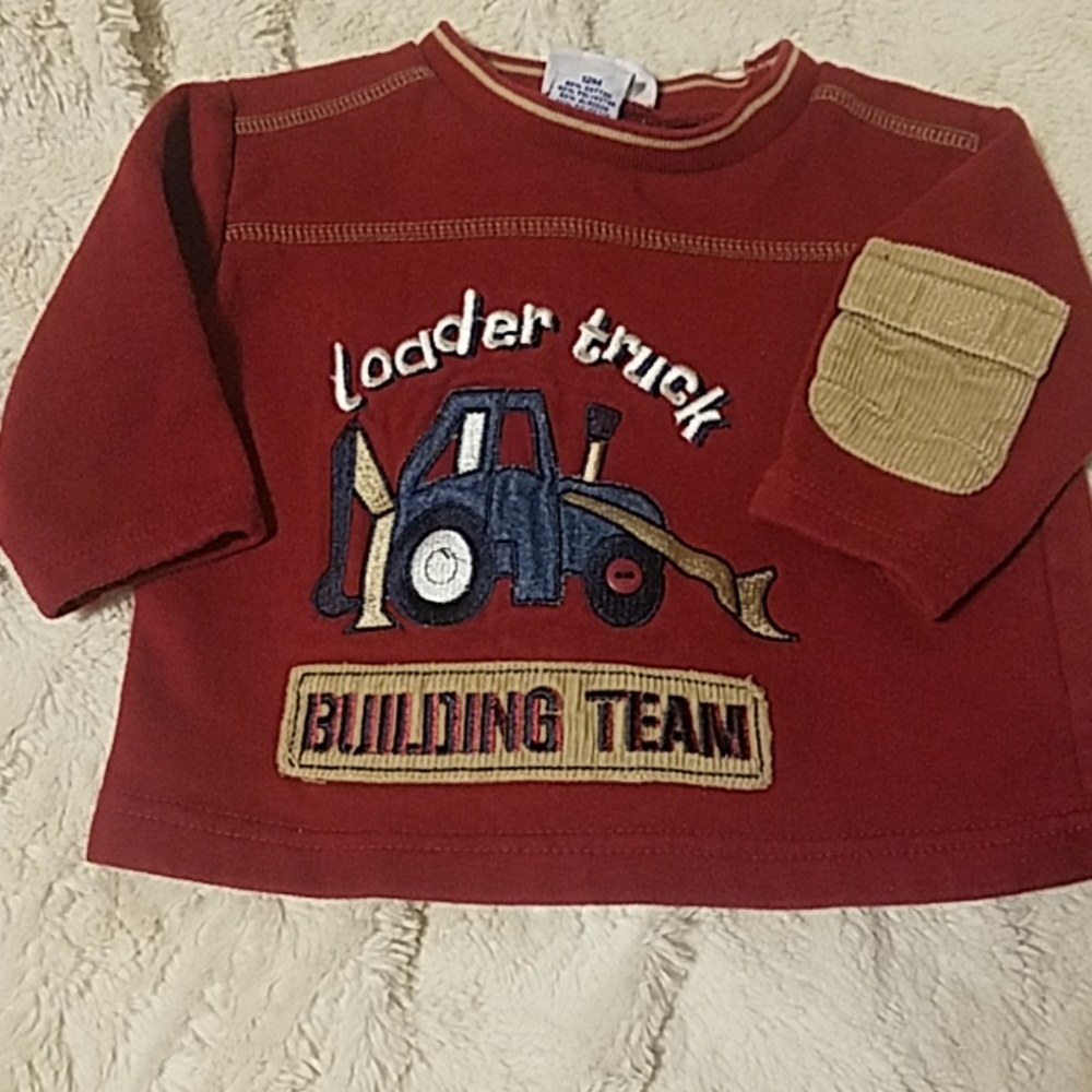 🖐5/$25🖐Miniwear 12m tractor sweatshirt